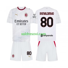 AC Milan Ronaldinho 80 Gostujući Dječji Nogometni Dres 2026-2027